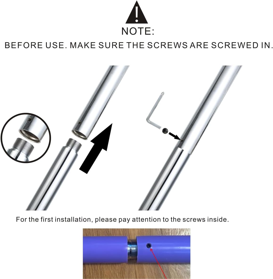 Dreamlin 9.8ft/3m Silicone Aerial Flying Dance Pole Portable Suspension Yoga Fitness Tube Hanging Rotary Silicone Steel Dancing Pole Gym Equipment for Home