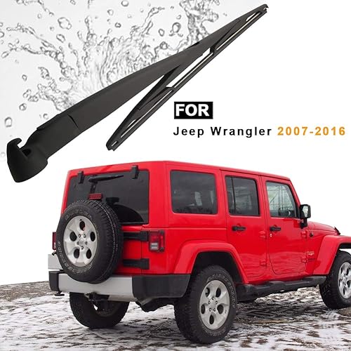 Miniatura 6 de Reemplazo de la cuchilla del brazo del limpiaparabrisas trasero para Jeep Wrangler JK 2007-2017 -Accesorios de fábrica OEM