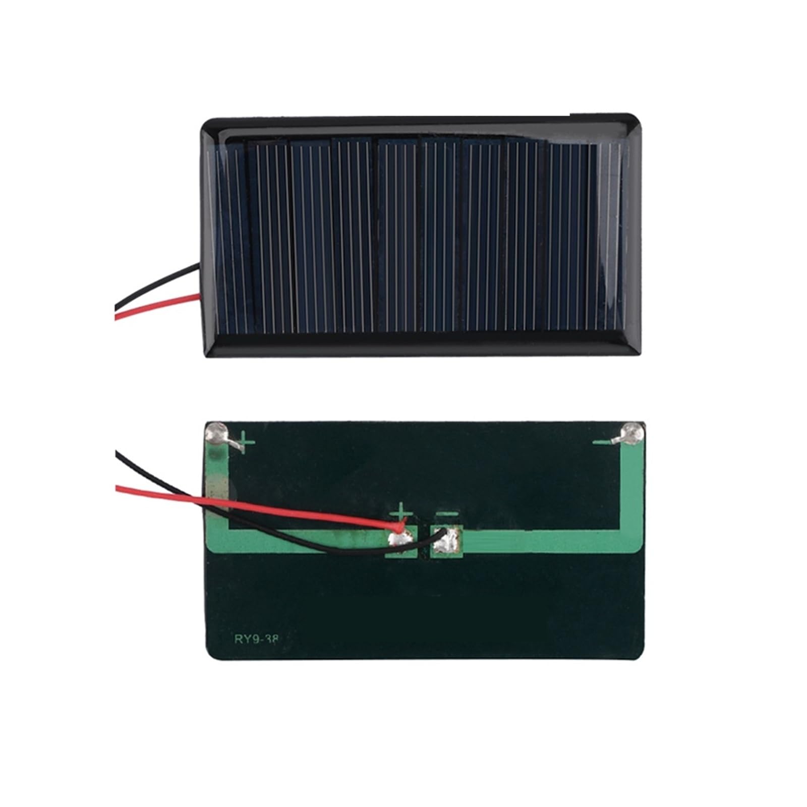 5PCS Mini Solar Board 2V/1.5V/3V/5V Solar Cells 54 * 54mm/60 * 30mm/65 * 48mm/68 * 37mm Solar Panel A-Grade Polycrystalline Silicon(5V 60mA)