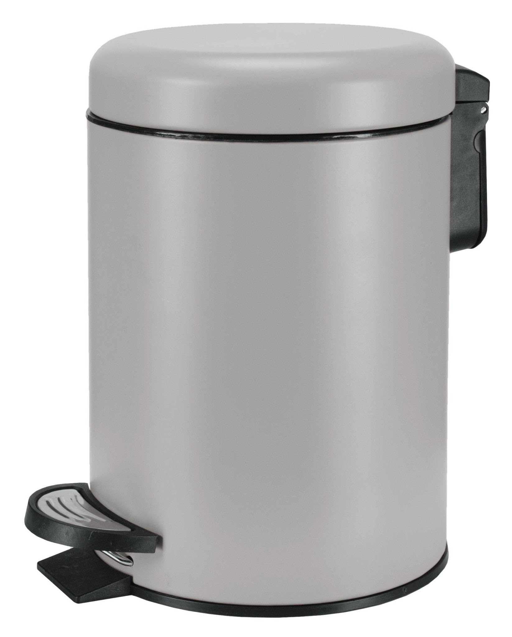 Kleine Wolke Kosmetikeimer One, Farbe: Platin, Material: Edelstahl/PP, Größe: Eimer 3 Liter 16,8 cm x 25 cm