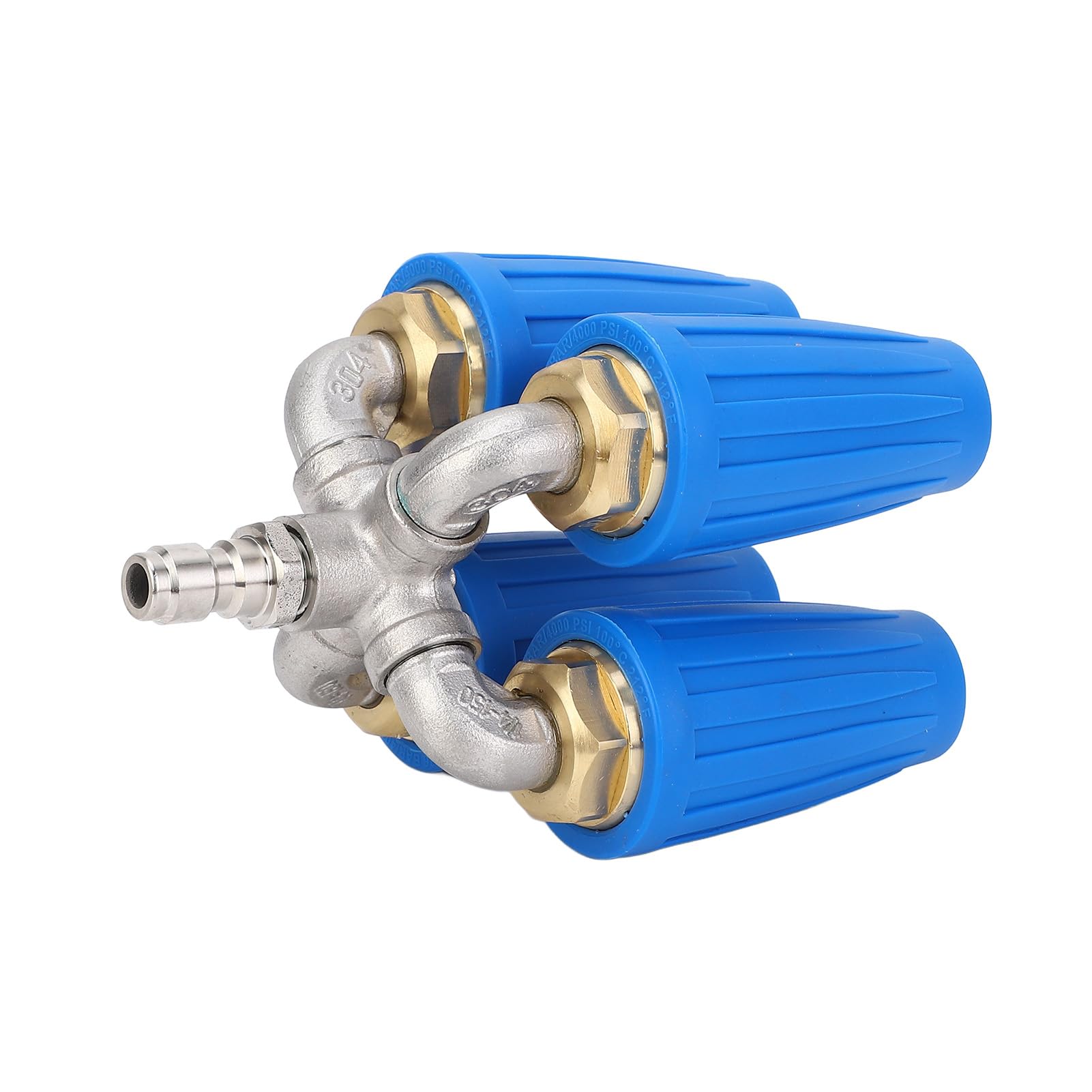 Generic Myjka Ciśnieniowa Turbo Dysza 4 w 1 360° Obrotowy Spray Wytrzymałe Szybkozłącze 4000 Psi do Podłóg Pojazdów