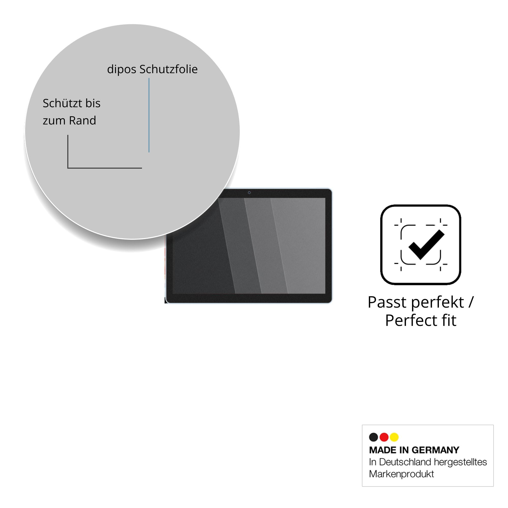 dipos Protector de Pantalla Antiespía para BEYNIVAN M193 | Película protectora mate, filtro de privacidad 4 vías, ajuste perfecto, antiarañazos, sin burbujas, autoadhesivo