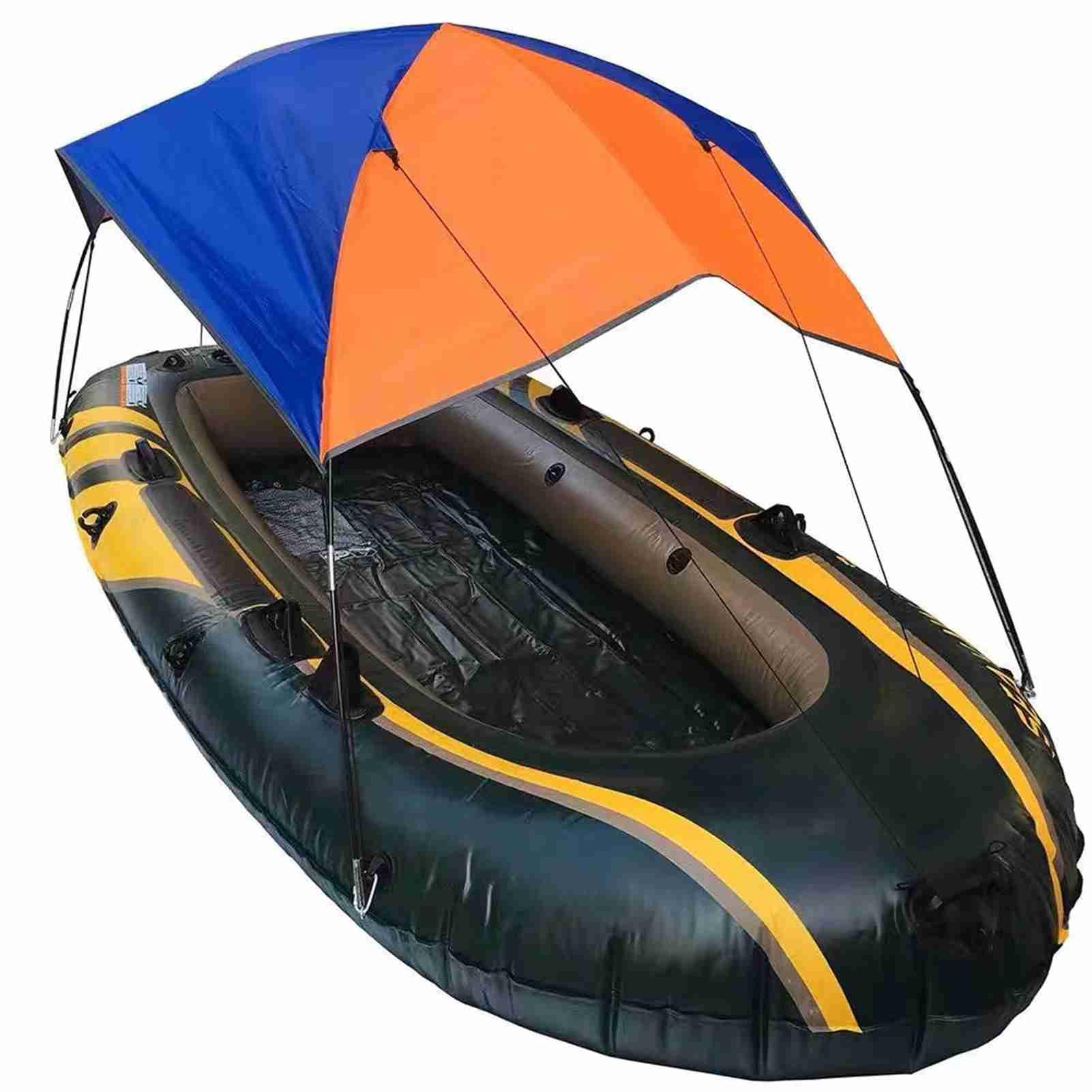 AMONIDA Tenda da Pesca Portatile con Tettoia per Parasole per Barche per Avventure all'Aria Aperta Montaggio Leggero e Facile