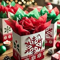 Vista 6 de Flexicore Packaging Papel de seda para regalo 15 x 20 pulgadas 100 unidades (escarlata oscuro, 100 hojas)