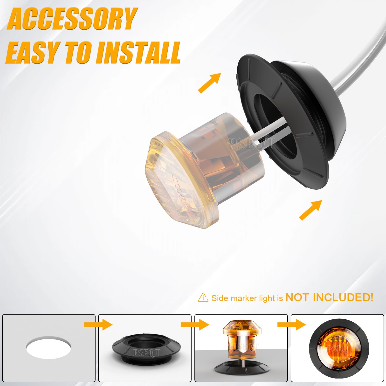 LED Grommets - Waterproof Rubber Seals for Lights -4