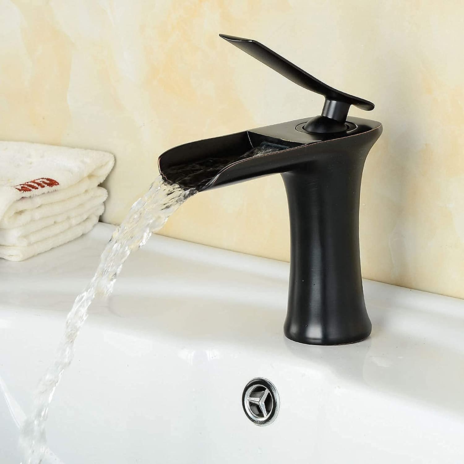 Rubinetti da Cucina per lavello ， Rubinetto per lavabo Antico Rubinetto retrò Rubinetto per Cascata da Bagno Rubinetto per Acqua Calda e Fredda Comfortable Anniversary