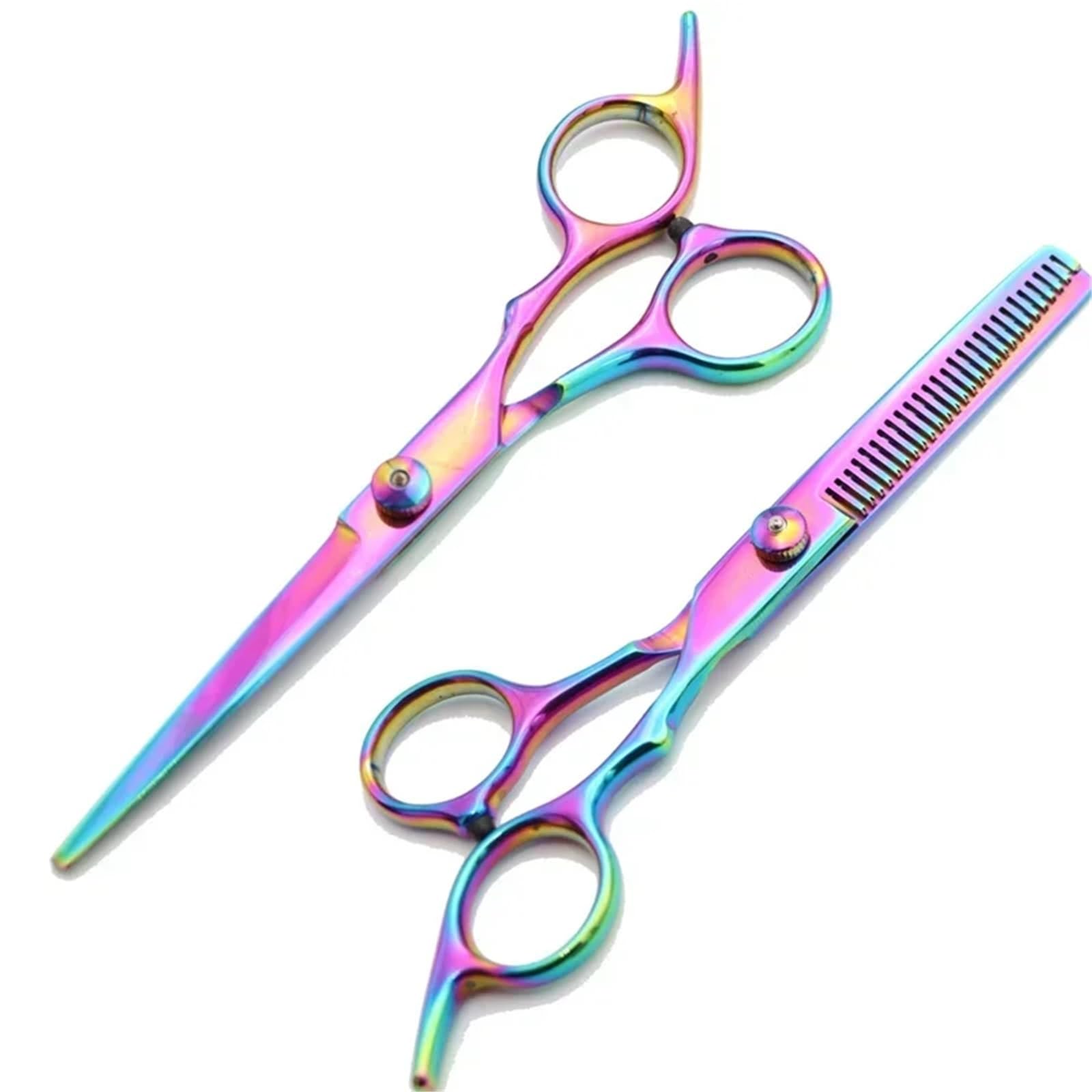 Tijeras Peluqueria Tijeras de peluquero profesionales, tijeras entresacar for peluquería/salón casa, peluquería(Color 9)