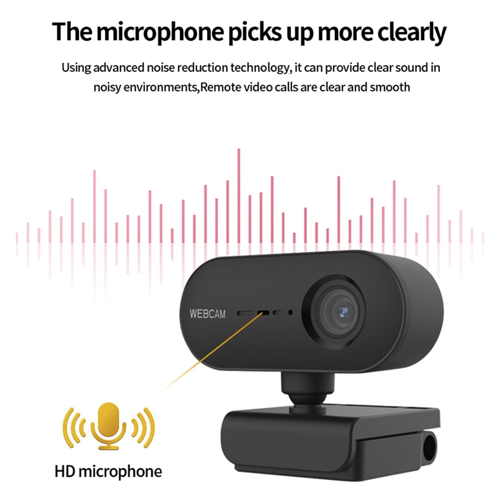 Webcam 2K Full HD Autofocus Girevole Webcam USB 1080P Web Camera for PC Laptop Desktop Mini Camera for conferenze