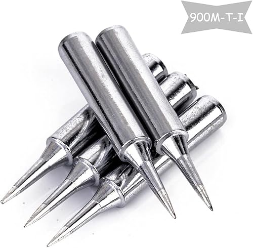 Miniatura 4 de 10 puntas de soldador 900M-TI, punta de repuesto de hierro de soldadura para herramienta de estación de 2,952.8 ft para Hakko, TENMA, ATTEN, Quick