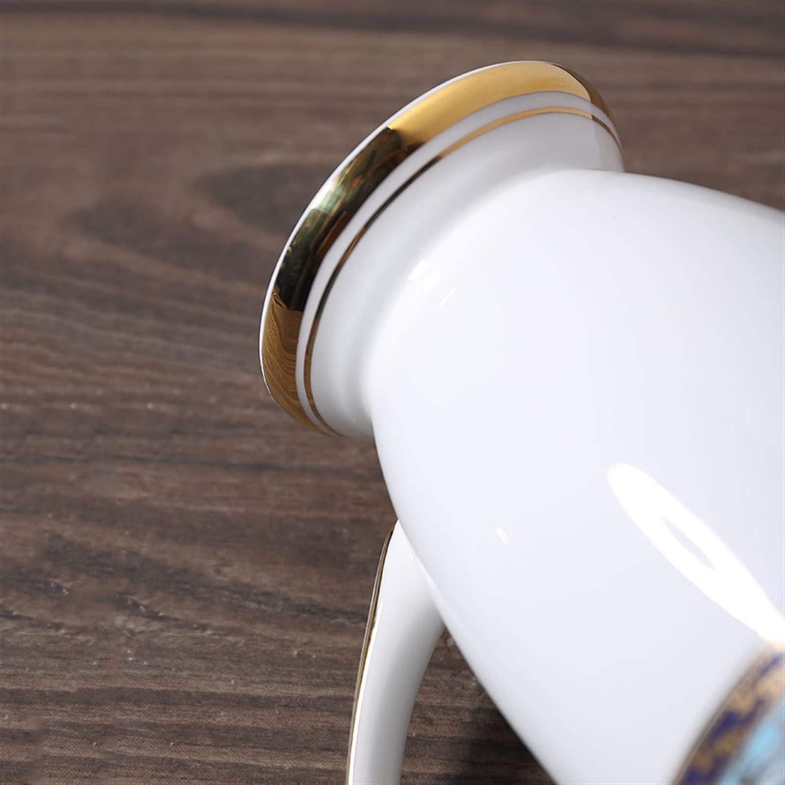 Latte Coffee 350Ml Porcelanowa Filiżanka Do Kawy Ręcznie Robiona Domowa Filiżanka Do Popołudniowej Herbaty Śniadanie Mleko Filiżanka Z Łyżeczką Zestaw Do Kawy