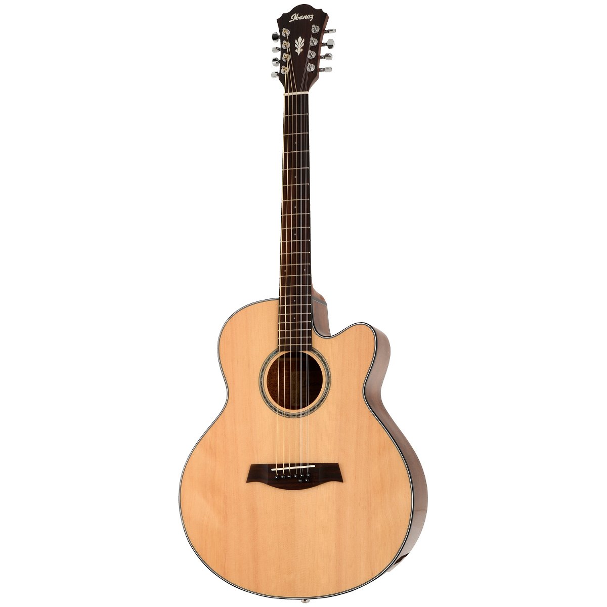 IBANEZ AEL108TD-NT - 8 corde (risonanti su 1^ e 2^ corda) - Natural