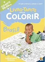 Livro-Tapete para Colorir: Brasil