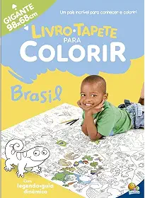 Livro-Tapete para Colorir: Brasil