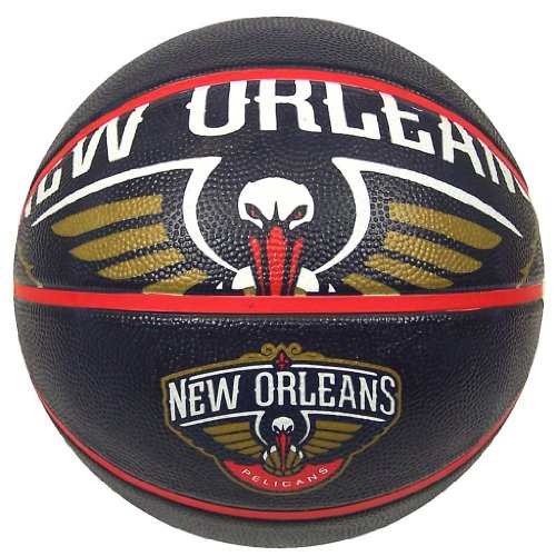 Spalding NBA New Orleans Pelicans Team Logo Basket Ball, 29.5
