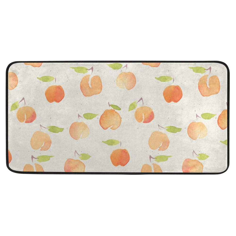 Tapis de cuisine antidérapant Belle pêche pour cuisiner et travailler sans fatigue