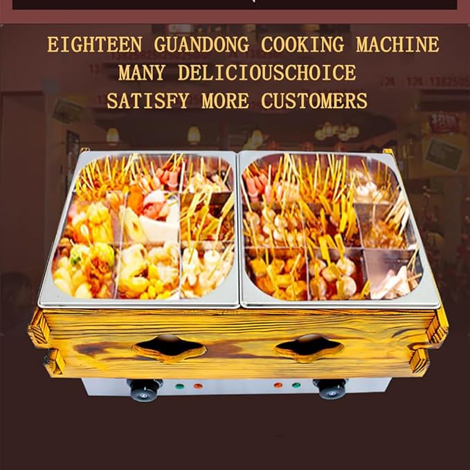 Olla Eléctrica Kanto Cooker 14L, 9 Ollas Separadas, Acero Inoxidable miniatura 4