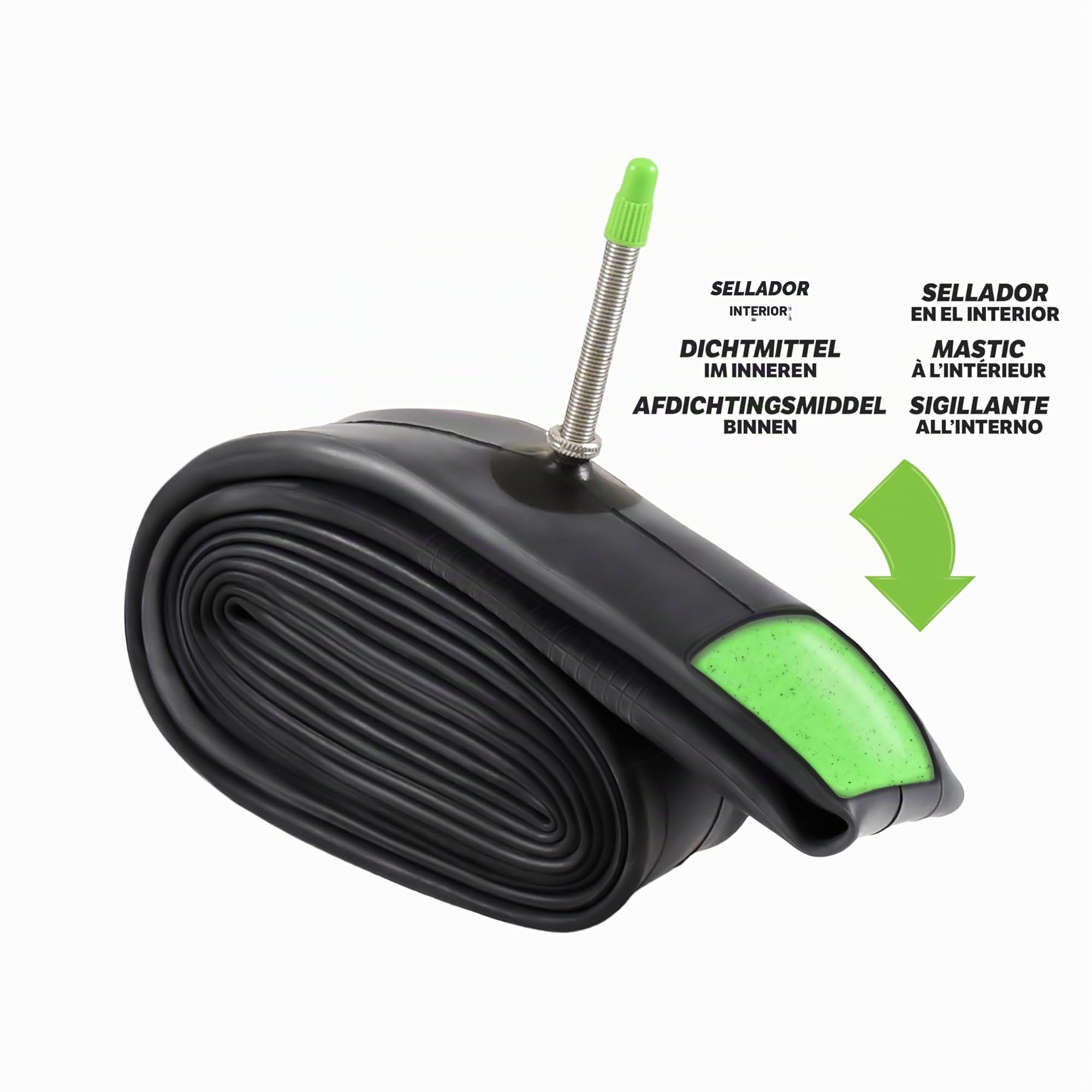 Tubo Interior de Bicicleta Slime con Sellador de Pinchazos