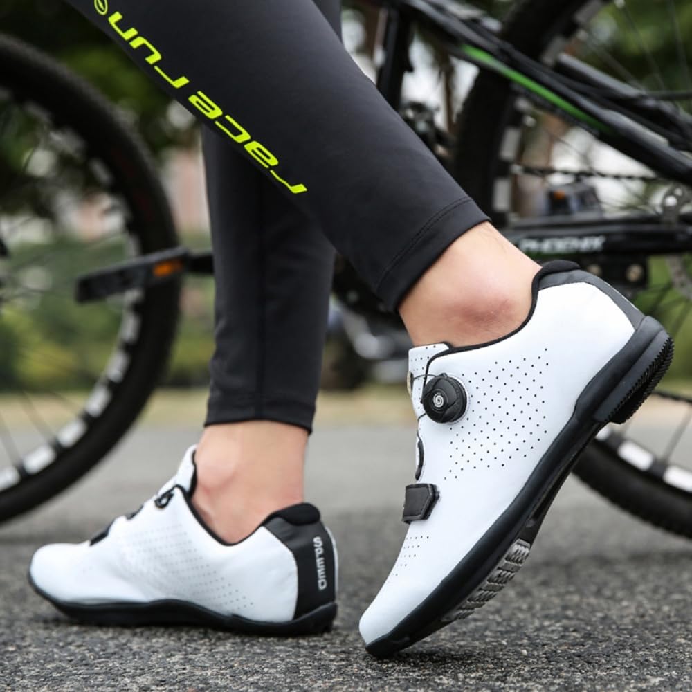 Radschuhe Für Damen Und Herren Atmungsaktive, rutschfeste Fahrradschuhe Mit Gummisohle Für Rennrad- Und Mountainbike-Fahren, Indoor-Spin Und Radfahren Im Freien
