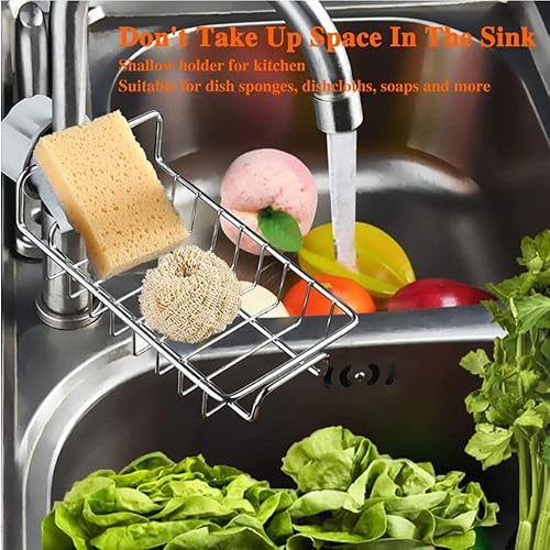 Miniatura 3 de 2 Piezas Estante De Ducha Inoxidable Para Barra De Ducha Estante Ducha Sin Tornillos Ajustable Para BañoCocina