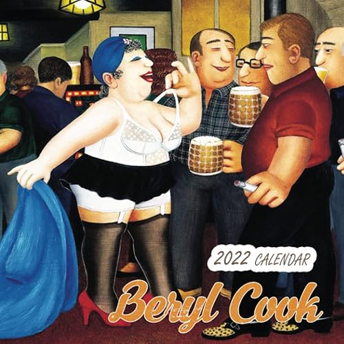 Beryl Cook Calendar 2022: "Artist woman, British artist. Mini Planner January 2022 - December 2022 OFFICIAL Squared Monthly Calendar, Calendario, Calendrier12 Months | BONUS 4 Months 2021"