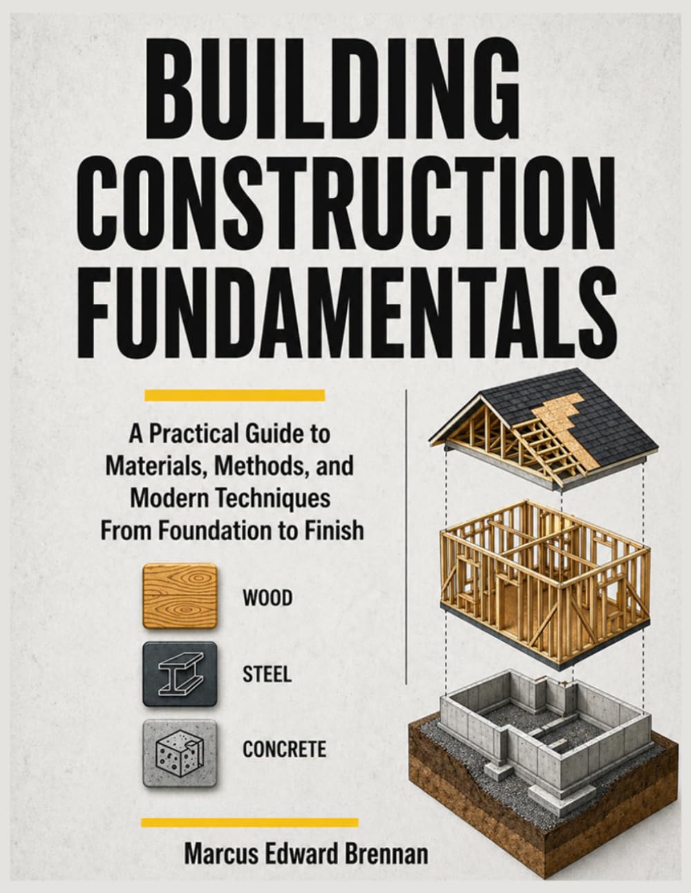 Building Construction Fundamentals: A Practical Guide to Materials, Methods, and Modern Techniques From Foundation to Finish
