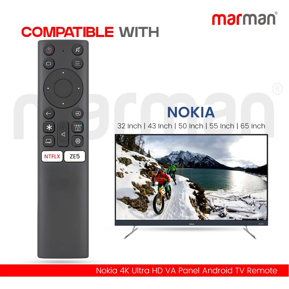 New Year Sale Marman® Compatible With Nokia Tv Remote Control Suitable For... 5 New Year Sale Marman® Compatible With Nokia Tv Remote Control Suitable For...