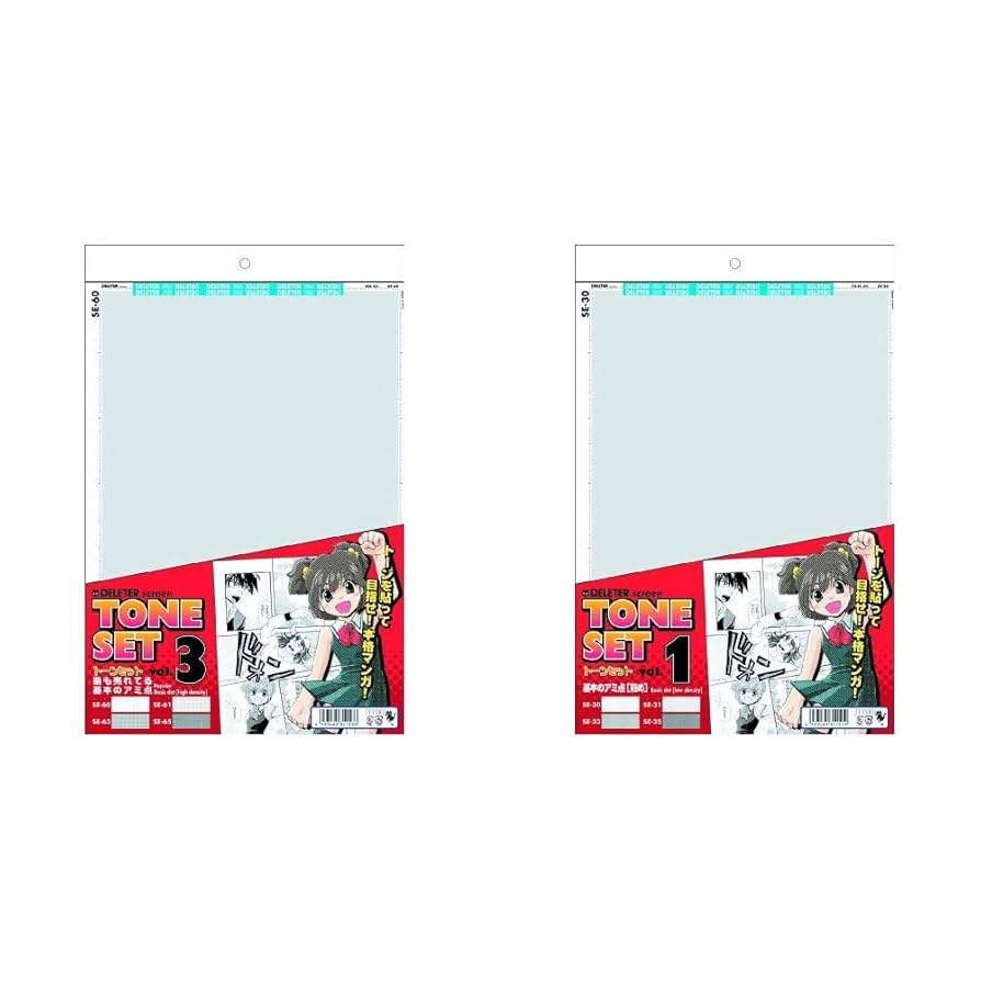 スクリーントーンセット マンガ・コミック用品 - スクリーントーン - デリーター