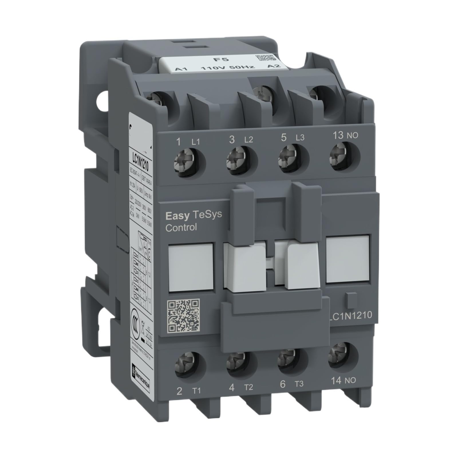 Contacteur AC 12A tripolaire LC1E1210Q5N bobine 380V stable