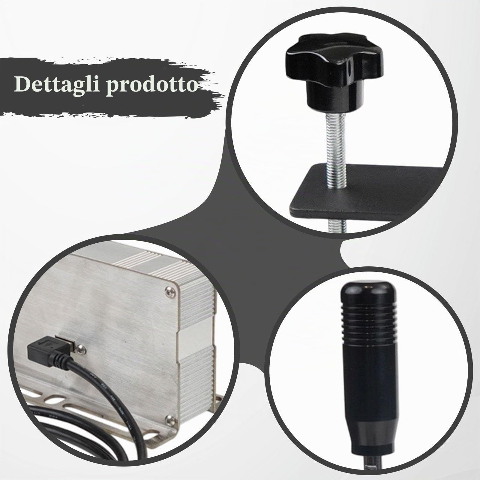 Simulazione di Cambio sequenziale USB, Accessori per Giochi di Cambio, Volante in Metallo per PC, Facile da installare, Cambio Professionale e, Nero