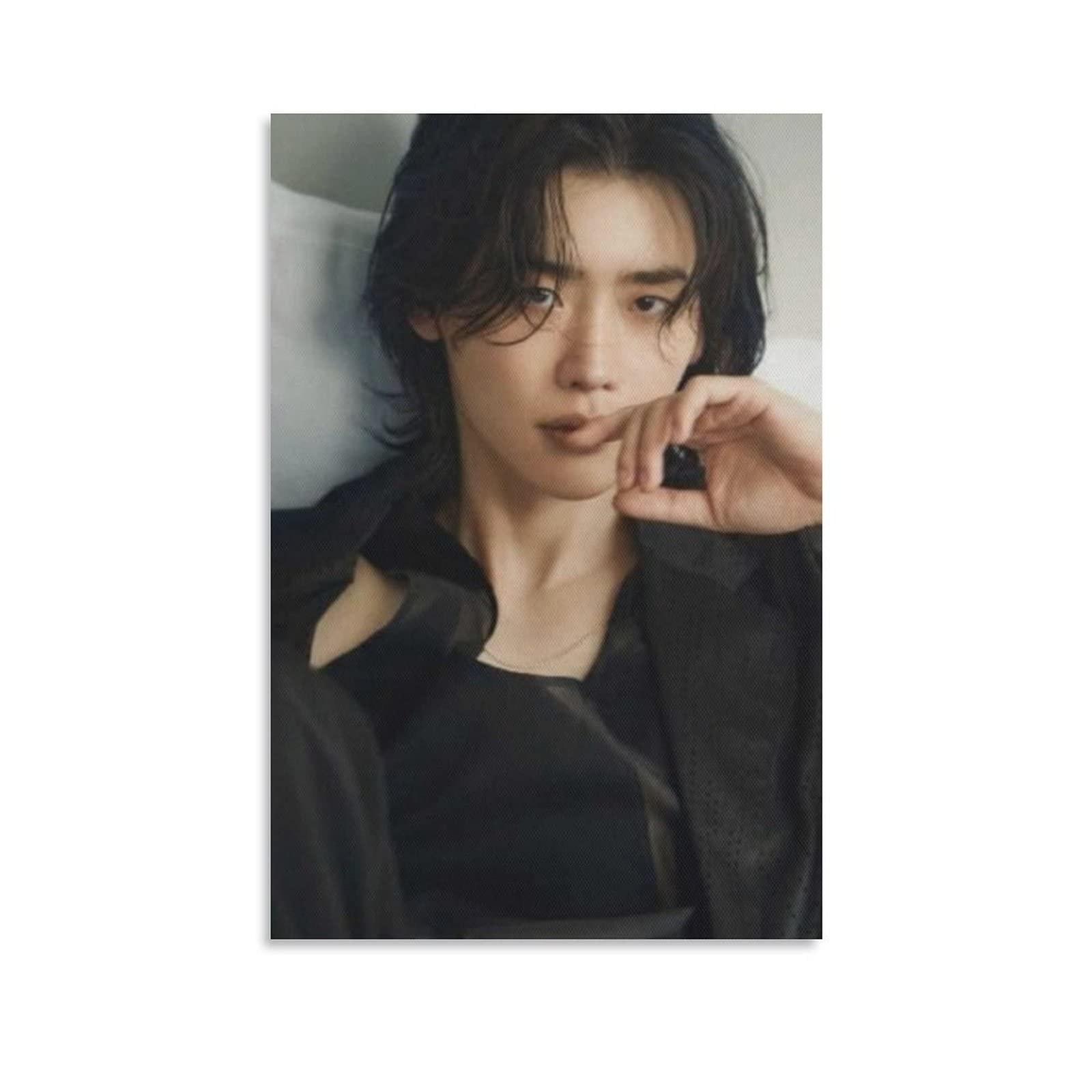 JIUHUI Lee Jong Suk Photo Portrait Art Poster 1 Canvas Poster Wall Art Picture Prints Hanging Photo Gift Idea Decor Home Posters Artworks 12x18inch(30x45cm)