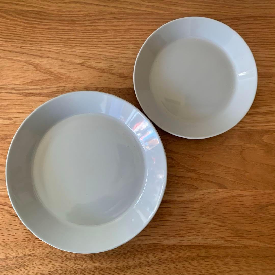 イッタラ　 グレー皿セット　21cmと26cm イッタラ グレー皿セット 21cmと26cm イッタラ グレー皿セット 21cmと