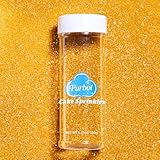Gold Sprinkles Sanding Sugar, 6.35 Oz Edible Sparkling Sugar Crystals for Baking Cookies Ice Cream Cupcake Cake Decorations