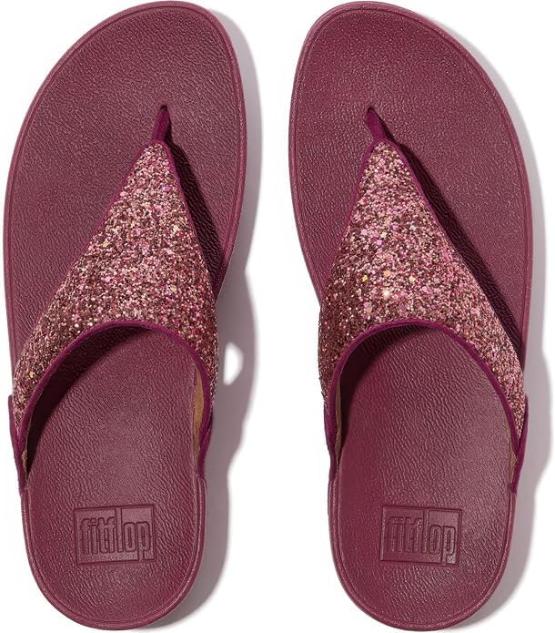 Image of FitFlop Women's LULU Suede Toe-Post Sandals | Lightweight Summer Walking Sandals with Cushioned Comfort, Arch Support & Grip