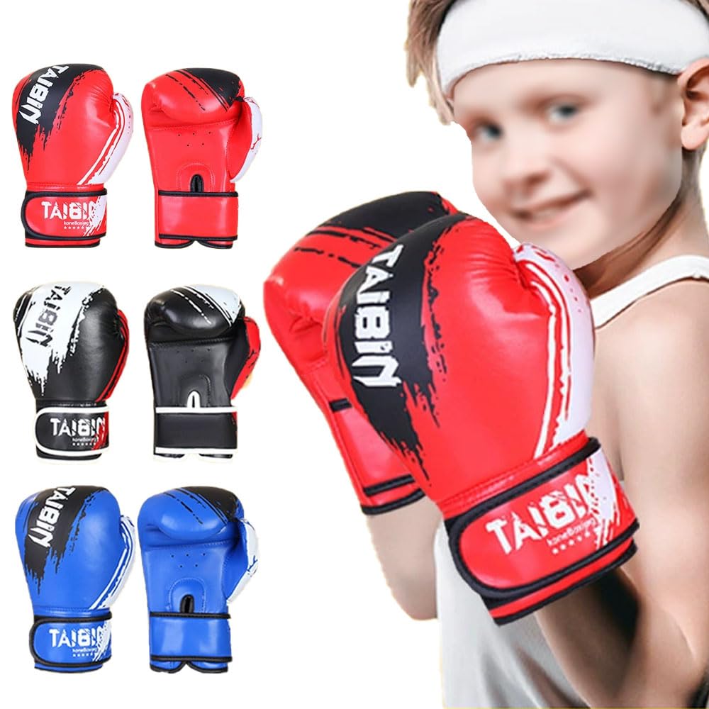 Gants de Boxe pour Enfants avec Pattes d'ours Boxes,Gants d'entraînement de Boxe 6oz,Cadeau pour garçons et Filles âgés de 3 à 10 Ans