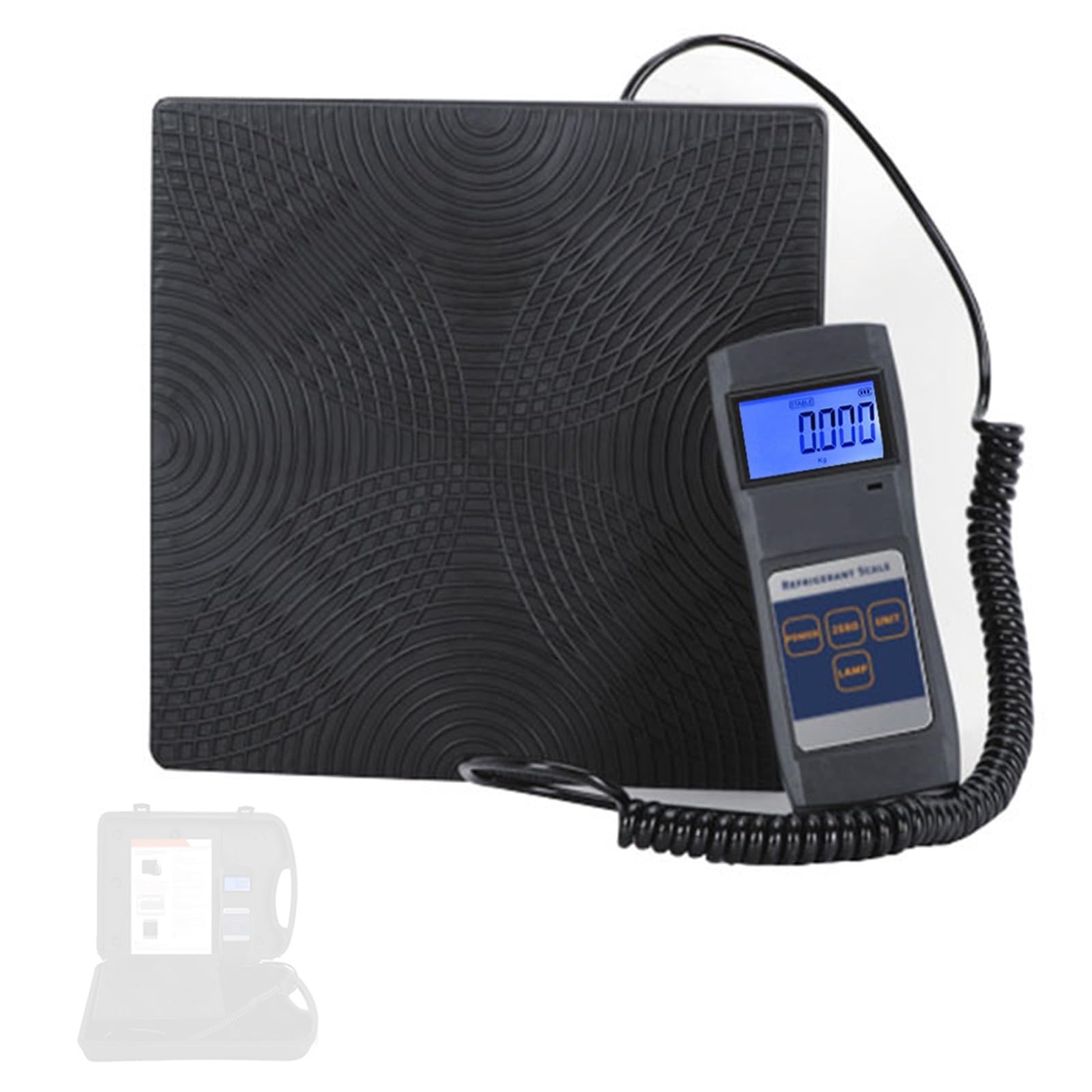 Básculas digitales de laboratorio, Báscula electrónica de carga de refrigerantes de 90 kg, de alta precisión, for aire acondicionado, con retroiluminación LCD digital, resistente al agua IP68.