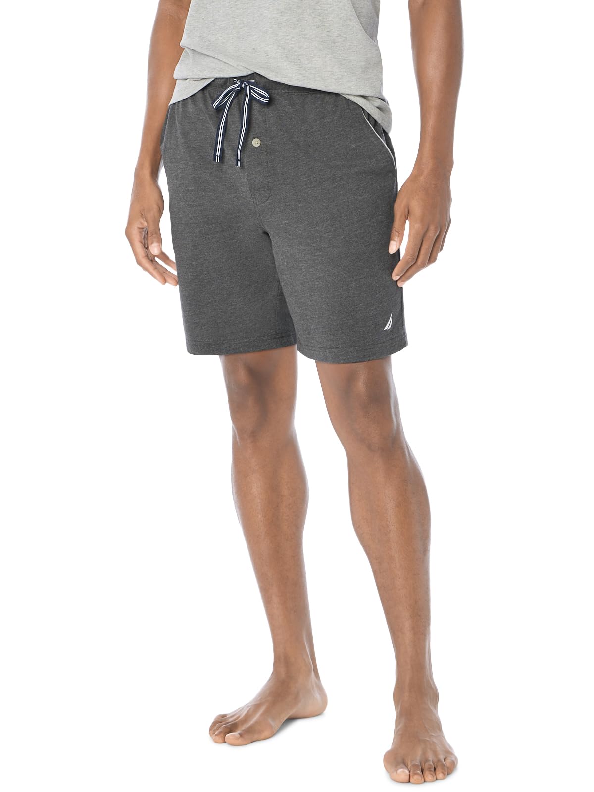 Nautica Soft Knit Elastic Waistband Sleep Lounge Short Pantaln de Pijama para Hombre
