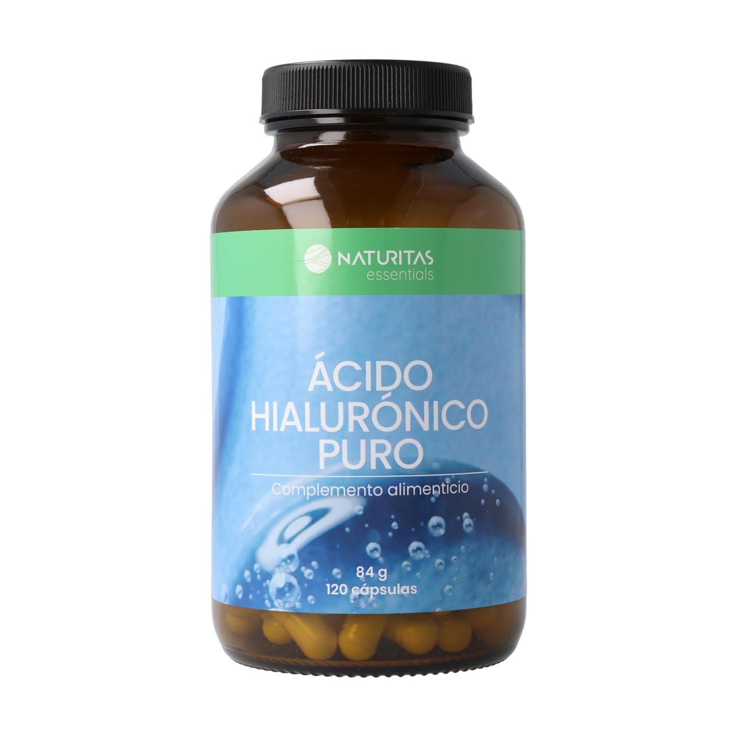 Ácido hialurónico puro 400 mg | Naturitas Essentials | Ácido hialurónico 400 mg alta dosis | Hidratación articular y de la piel | Colágenos y Cartílagos
