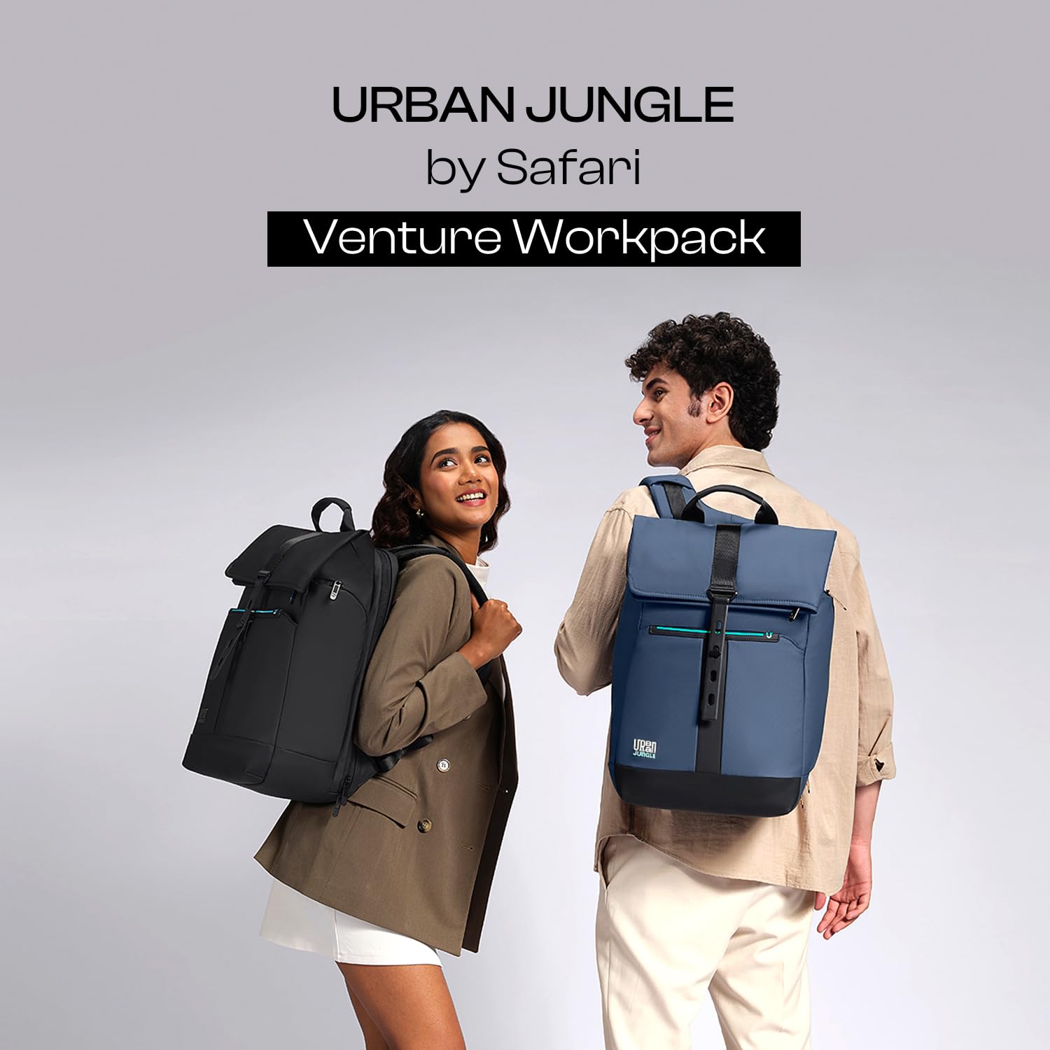 Urban Jungle by Safari, The Venture, Unisex backpack for Work and Travel | Premium Fabric and Water Resistant |Flat-Open design compartment with Laptop & Tablet sleeve 9 61rgD93gKHL. SL1500