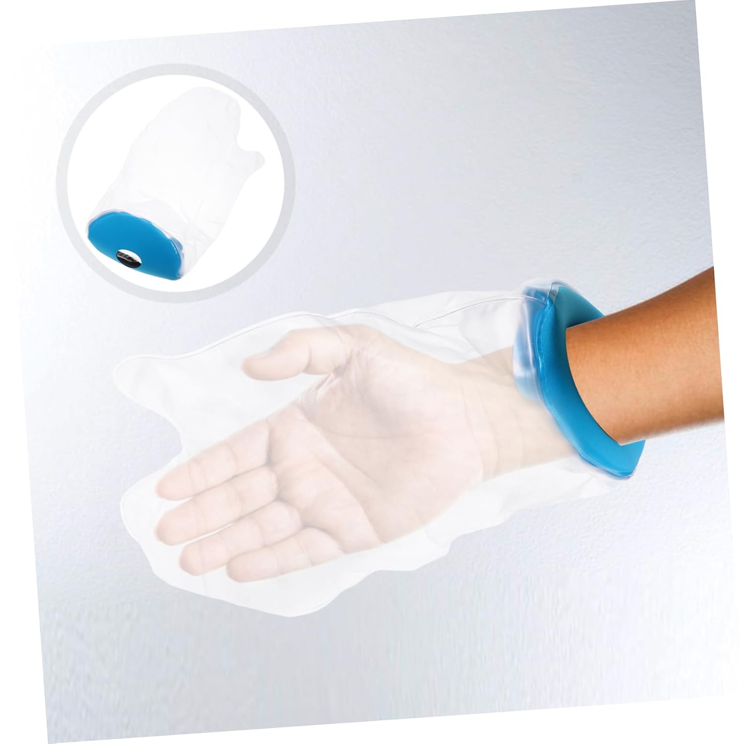 NOLITOY Shower Cover for Arm Cast Comfortable Hand Protector Sleeve for Barrier Water for Wounds for Adult