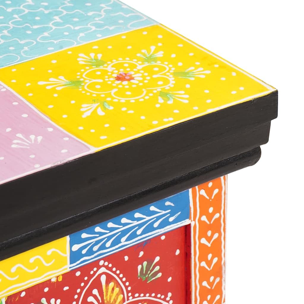 Aufbewahrungsbox Mehrfarbig 60 x 40 x 40 cm Massivholz Mango | Rechteckig, Viel Stauraum, Modernes Design, Fur Kleidung Bucher, Pflegeleicht