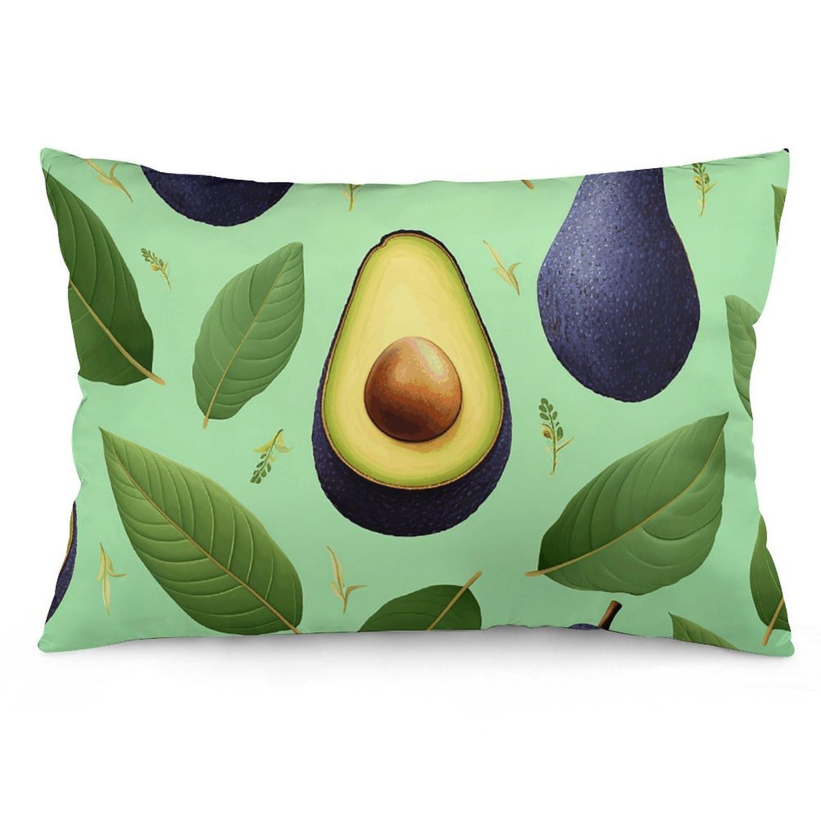 Velvet Pillowcases Standard Size 12 "x20, Ultra Soft Breathable Pillow Cases for Bed, Luxury Cozy Fuzzy Pillow Shams, Lumbar Pillow Cover, Cartoon Style Cushion Case Home Decor