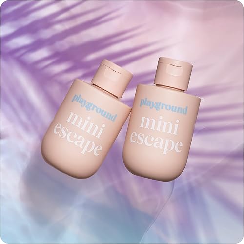 Miniatura 8 de Playground Mini escape, lubricante personal a base de agua, esencia de coco y sándalo, 3.7 onzas líquidas
