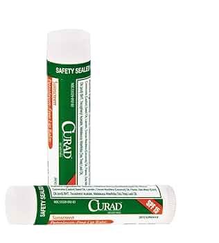La Chomb LPCバーム　新品未開封 Amazon.com: Medline CUR0415 Curad Lip Balm with SPF 15, 0.15