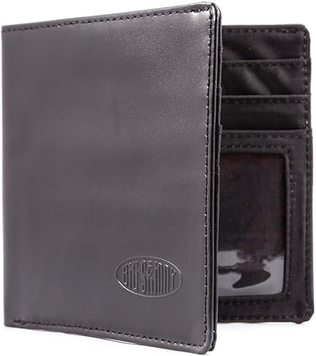 Miniatura 5 de Big Skinny World - Cartera delgada de cuero para hombre, con capacidad para hasta 35 tarjetas