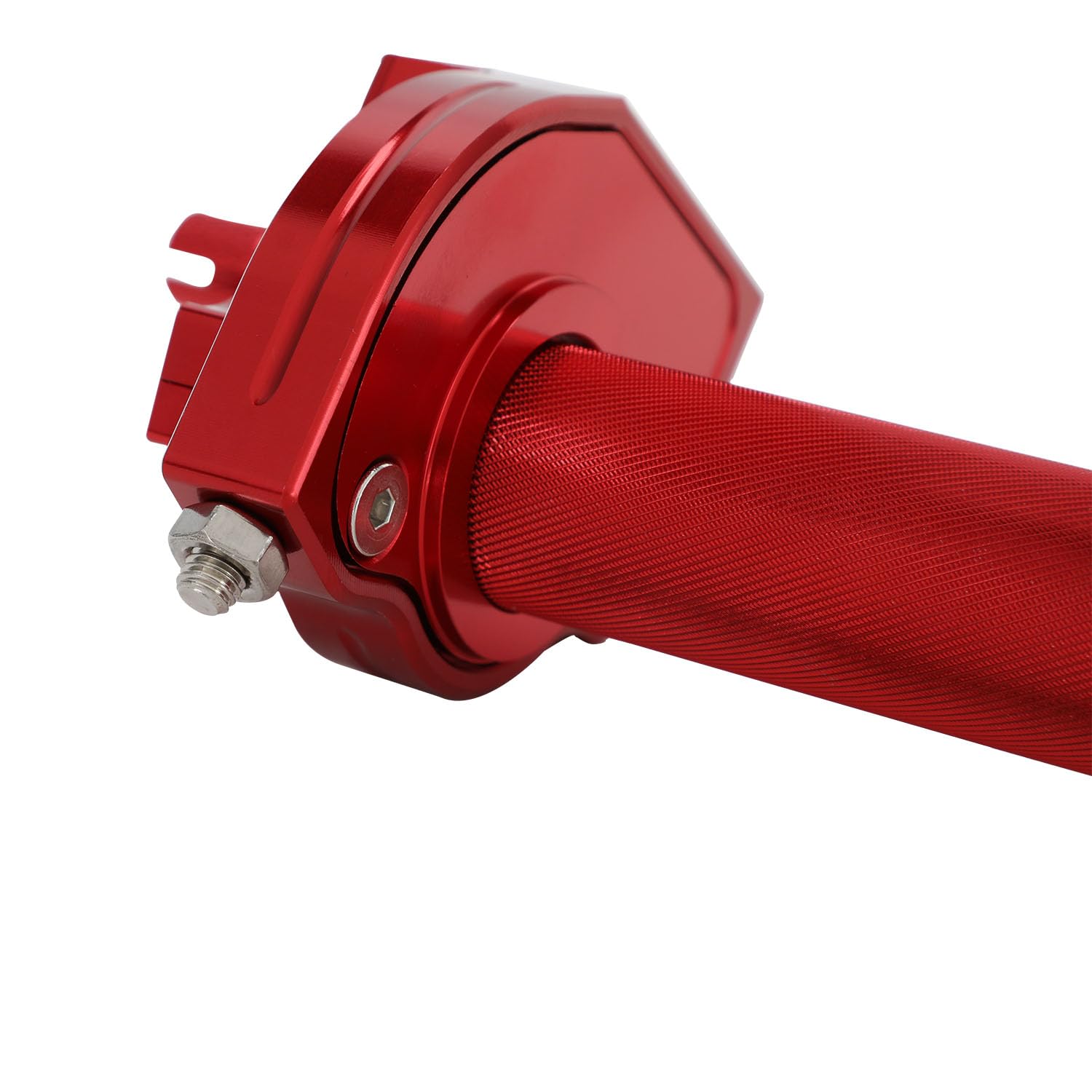 Empuñadura del Acelerador para Motocicleta de 7/8 Pulgadas, 22 mm, empuñaduras de Aluminio, Cable de Acelerador rápido Universal para manubrio de 50 110 125 150 200 250 CC