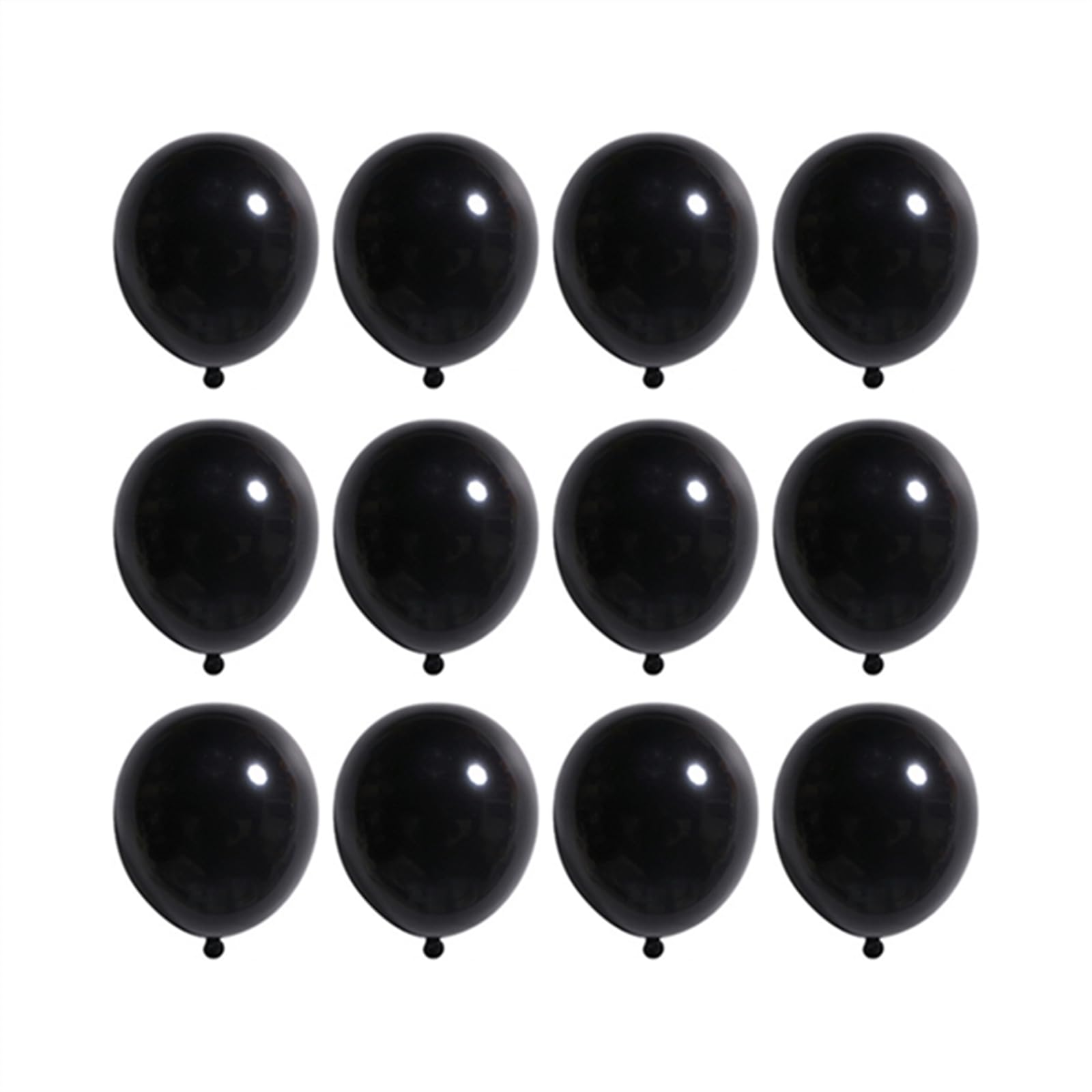 12 inch Black Latex Balloons, 60 pcs Thick Balloons for Party Decorations (12inch Black)