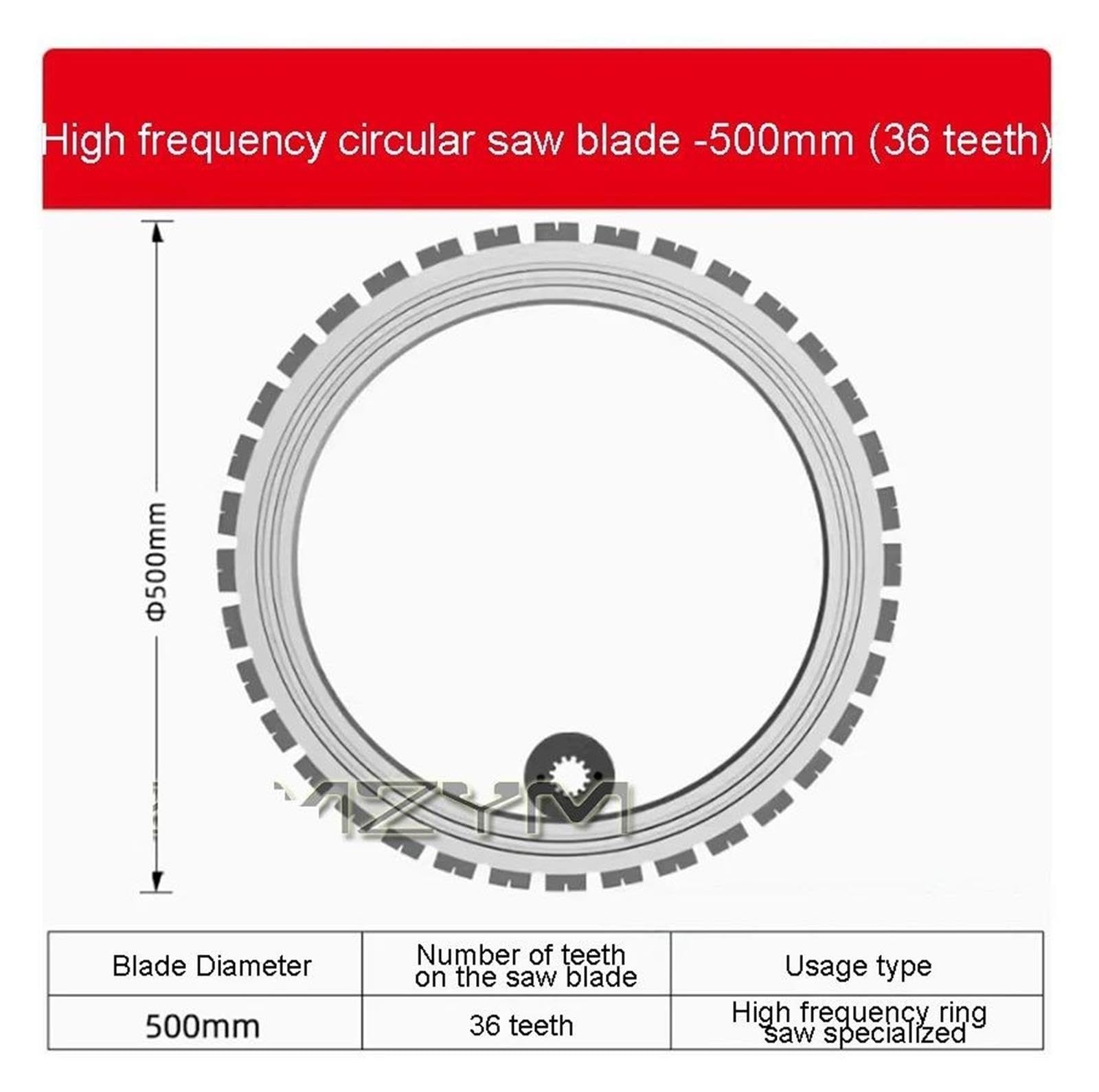 Sega ad anello ad alta frequenza AC8400/AC8500 Lama per sega ad anello dedicata Lama per sega ad anello diamantata per cemento Lama da taglio Lama per sega 400mm/500mm Per uso fai-da-te(AC8400)