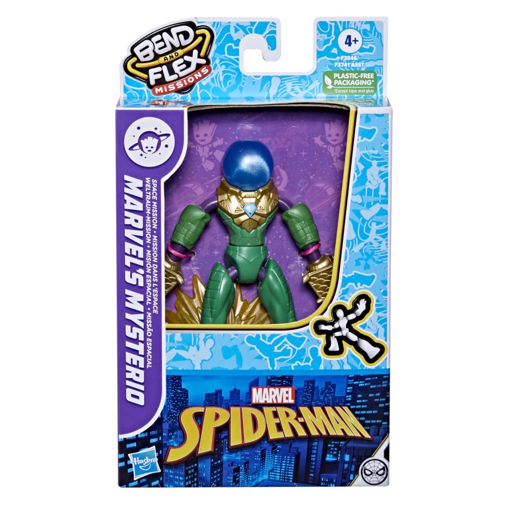 – Spider-Man Marvel Spider-Man Bend And Flex Missions Marvel'S Mysterio Space Mission