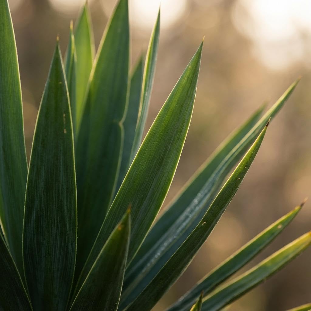 Yucca Elephantipes z wazonem z bioplastu, czarny, 90 cm, Ø 21 cm