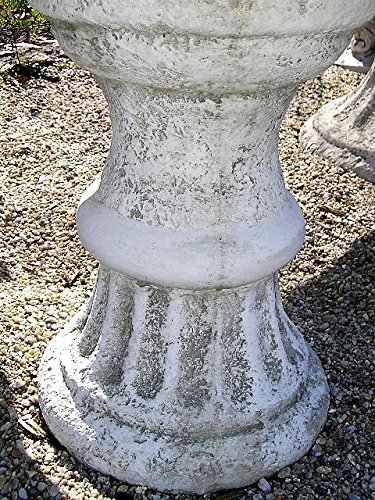 Parkbank Aus Betonwerkstein – Frostsicher, Wetterfest, In Weiß-Grau-Patina, Maße 140 X 45 X 55 Cm